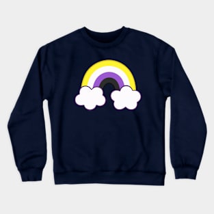 Non-binary rainbow Crewneck Sweatshirt